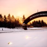 sunrise on Allendale campus on January 10, 2025